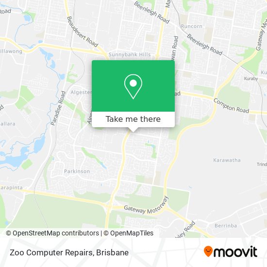 Zoo Computer Repairs map