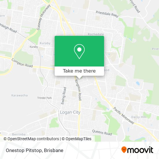Onestop Pitstop map