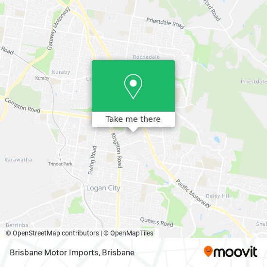 Brisbane Motor Imports map