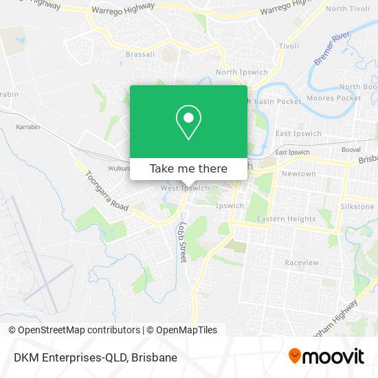 DKM Enterprises-QLD map