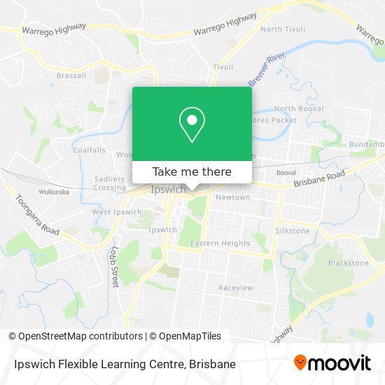 Ipswich Flexible Learning Centre map