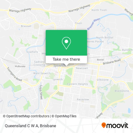 Queensland C W A map
