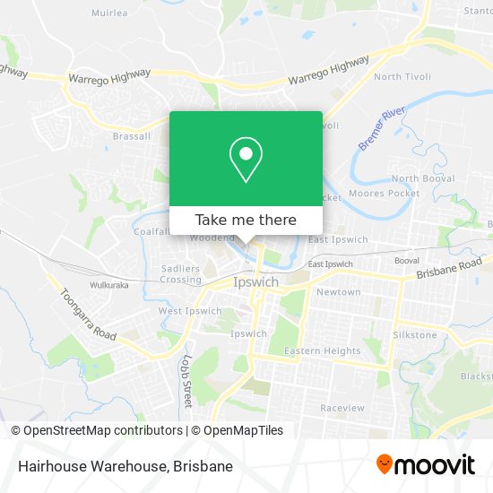 Hairhouse Warehouse map