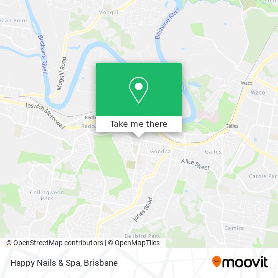 Happy Nails & Spa map