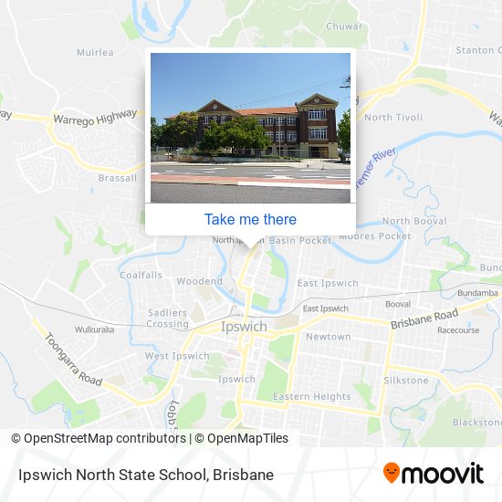 Mapa Ipswich North State School