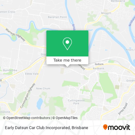 Early Datsun Car Club Incorporated map