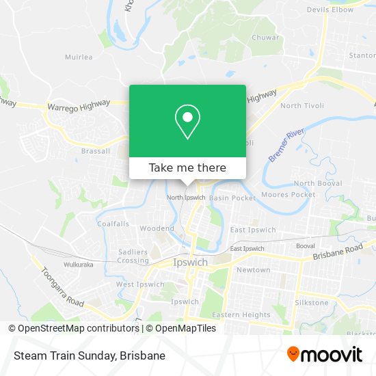 Steam Train Sunday map