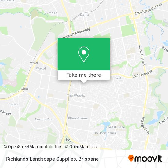 Richlands Landscape Supplies map