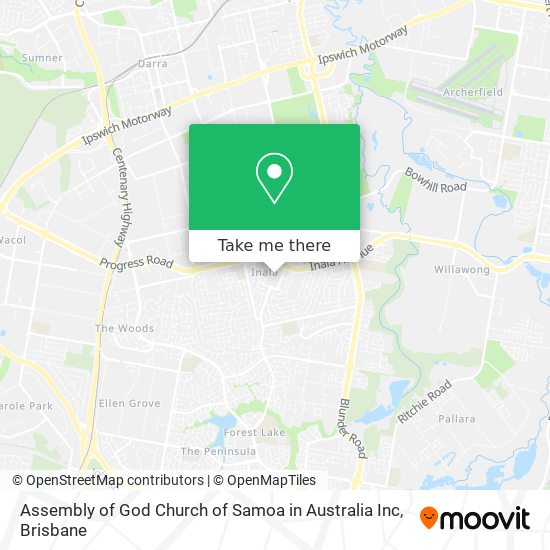 Assembly of God Church of Samoa in Australia Inc map