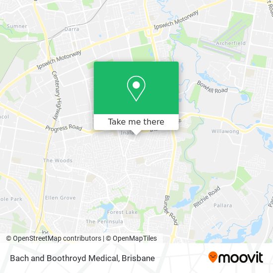 Bach and Boothroyd Medical map