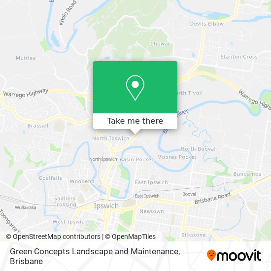 Green Concepts Landscape and Maintenance map