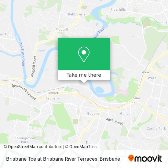 Brisbane Tce at Brisbane River Terraces map