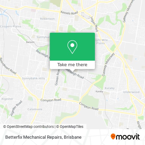 Betterfix Mechanical Repairs map