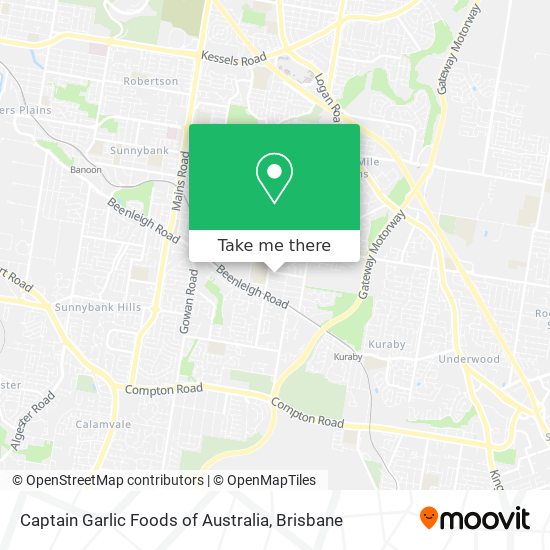 Captain Garlic Foods of Australia map