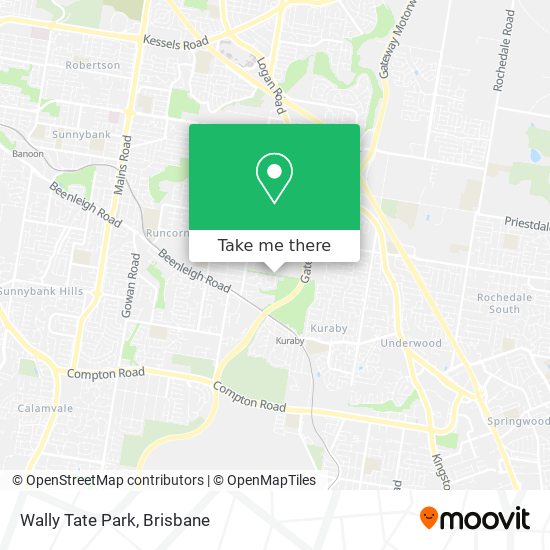 Wally Tate Park map