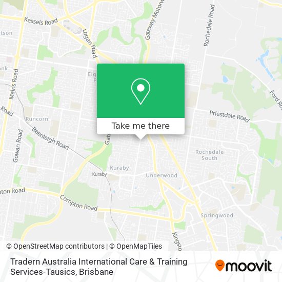 Tradern Australia International Care & Training Services-Tausics map