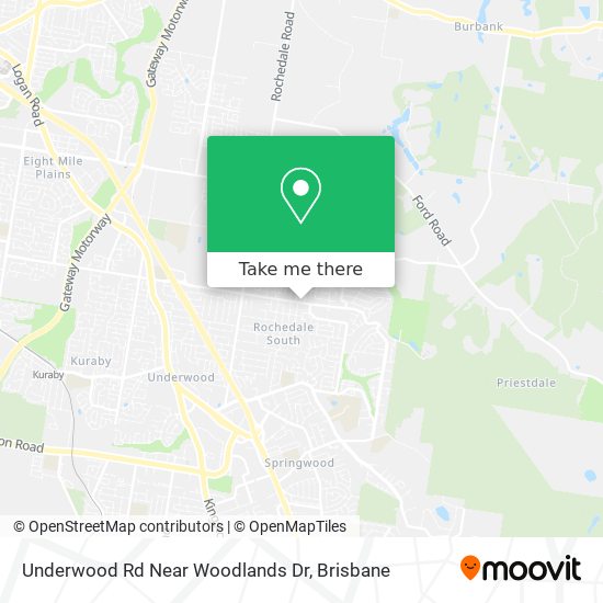 Underwood Rd Near Woodlands Dr map