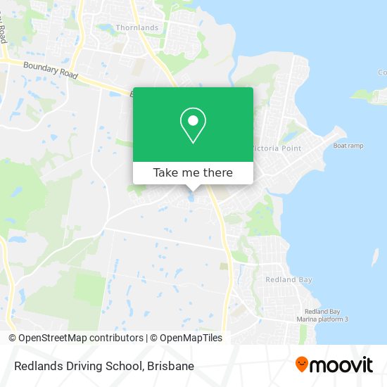 Redlands Driving School map