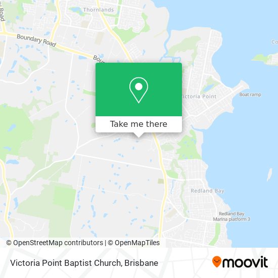 Mapa Victoria Point Baptist Church