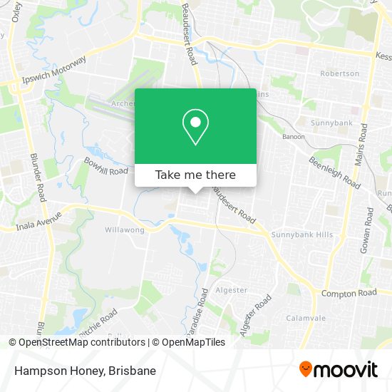 Hampson Honey map