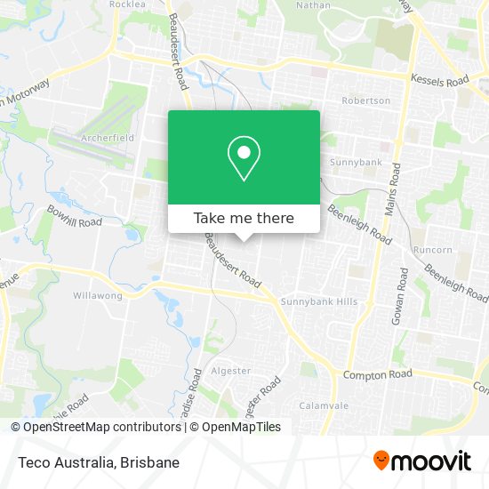 Teco Australia map