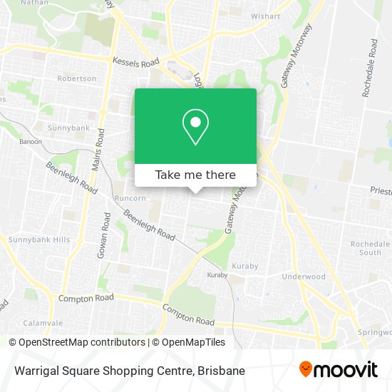 Warrigal Square Shopping Centre map