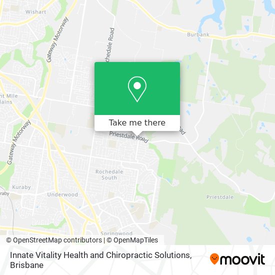 Innate Vitality Health and Chiropractic Solutions map