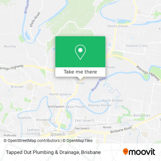 Tapped Out Plumbing & Drainage map