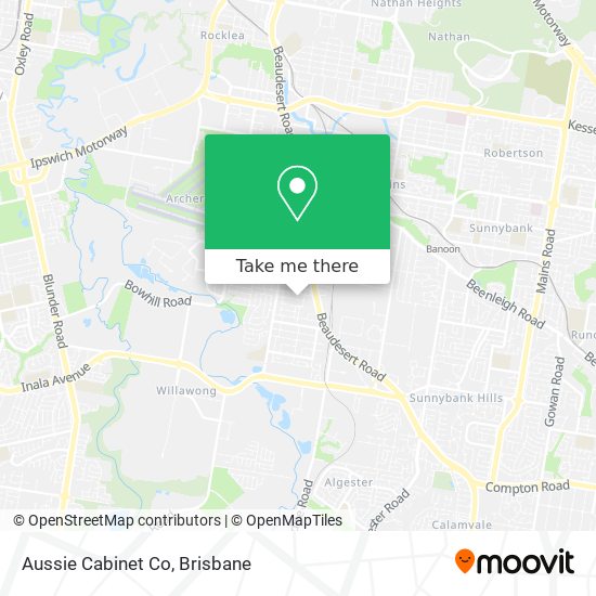 Aussie Cabinet Co map