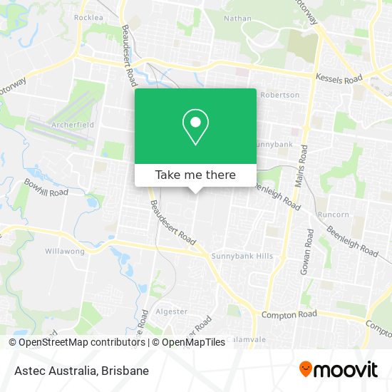 Astec Australia map