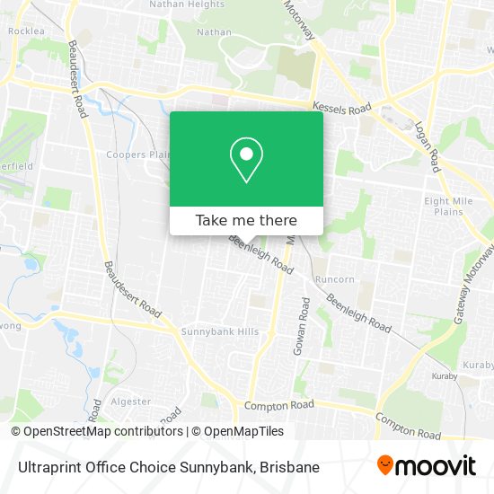 Ultraprint Office Choice Sunnybank map