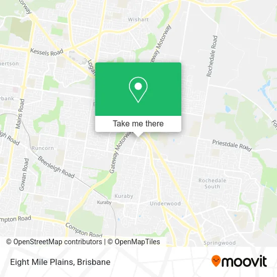 Eight Mile Plains map