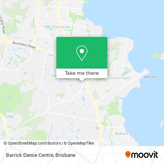 Barrick Dance Centre map