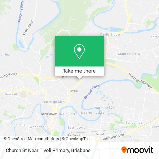 Church St Near Tivoli Primary map