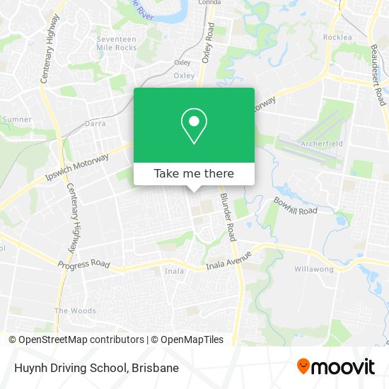 Huynh Driving School map