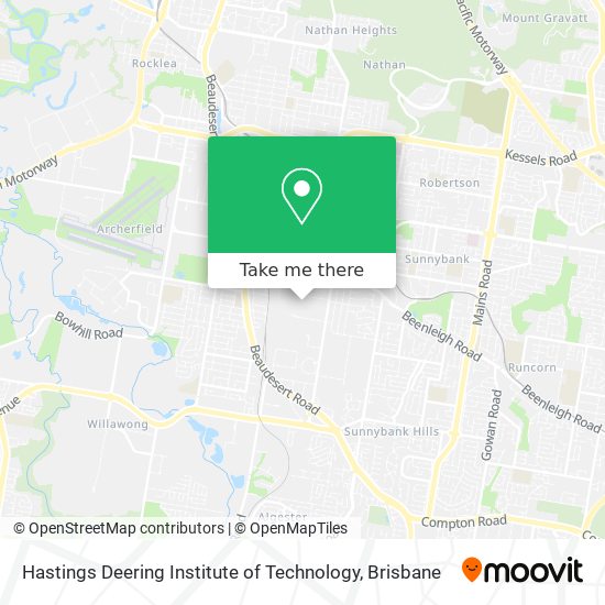 Hastings Deering Institute of Technology map