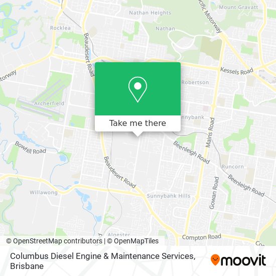 Columbus Diesel Engine & Maintenance Services map