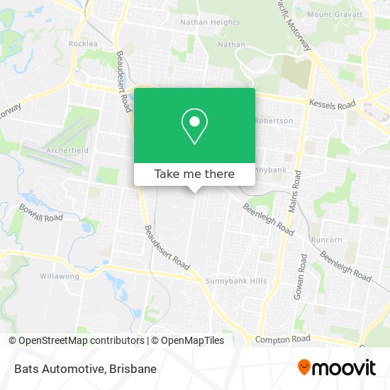 Bats Automotive map