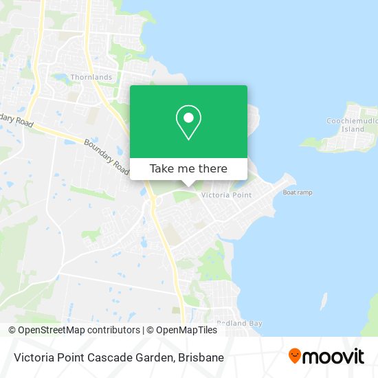 Victoria Point Cascade Garden map