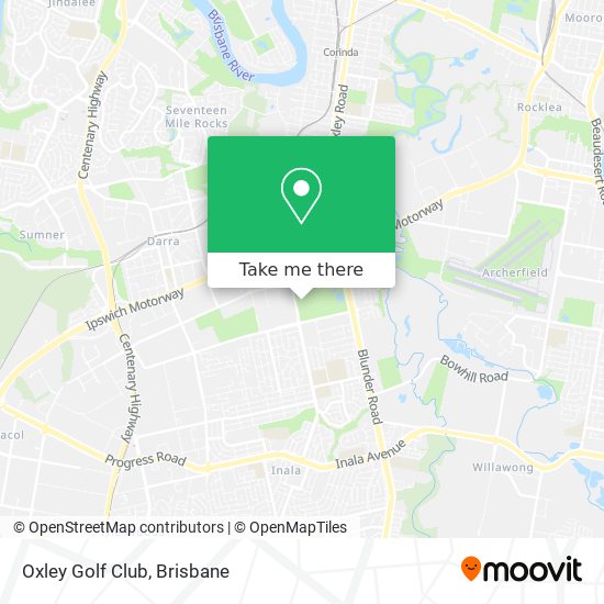 Oxley Golf Club map