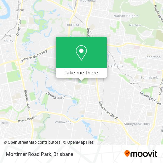 Mortimer Road Park map