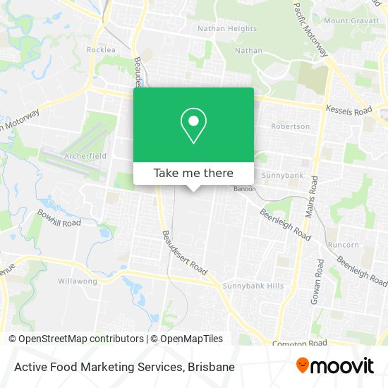 Active Food Marketing Services map