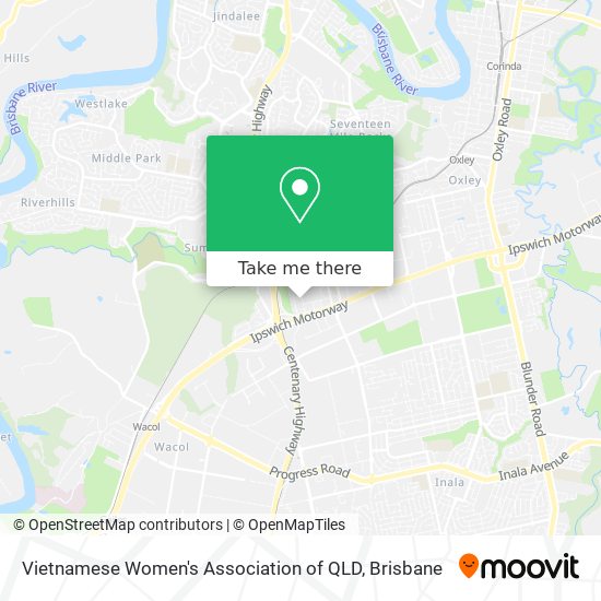 Vietnamese Women's Association of QLD map