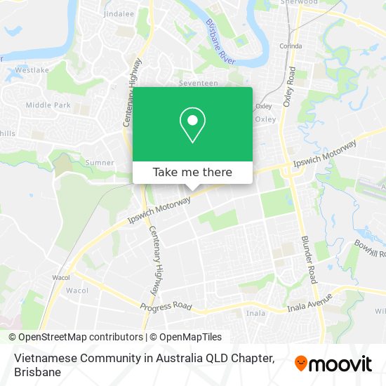 Mapa Vietnamese Community in Australia QLD Chapter