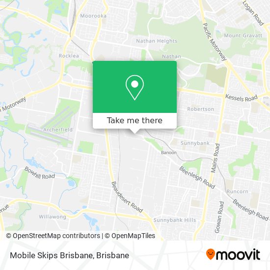 Mobile Skips Brisbane map