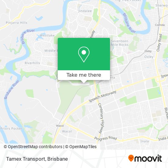 Tamex Transport map