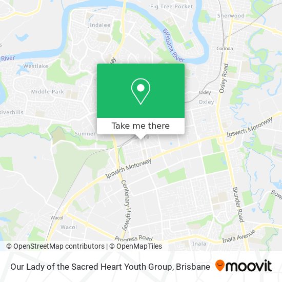 Our Lady of the Sacred Heart Youth Group map