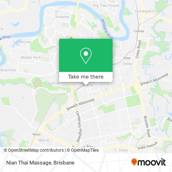 Nian Thai Massage map