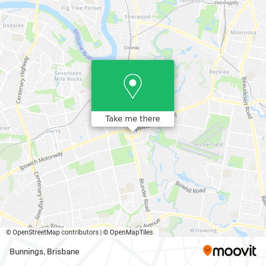 Mapa Bunnings