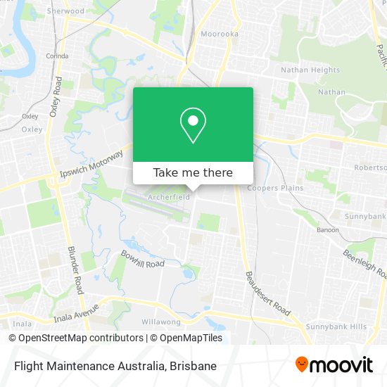 Flight Maintenance Australia map